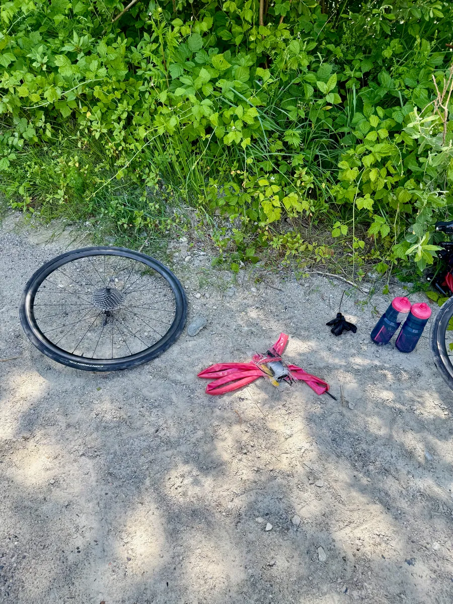Fixing a flat