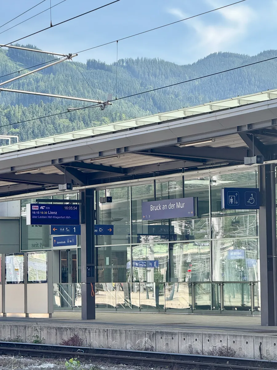 Waiting for a train