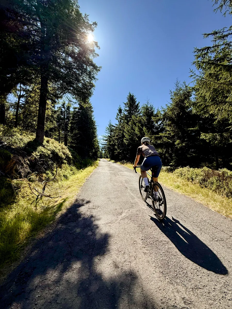 Podjeżdżając pod Stóg Izerski