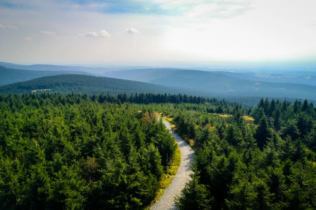 Broad view from the Velka Destna view tower