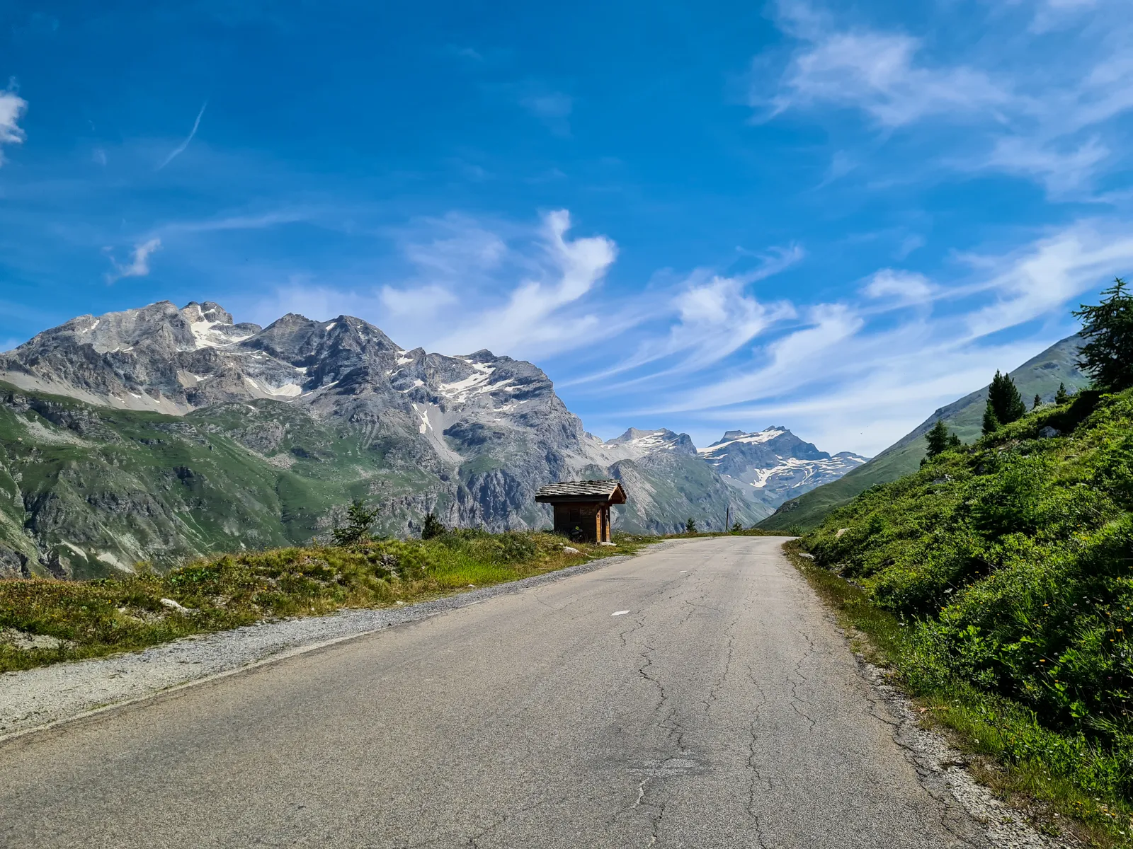 Descend from Col du l'Iseran to Val d'Isere