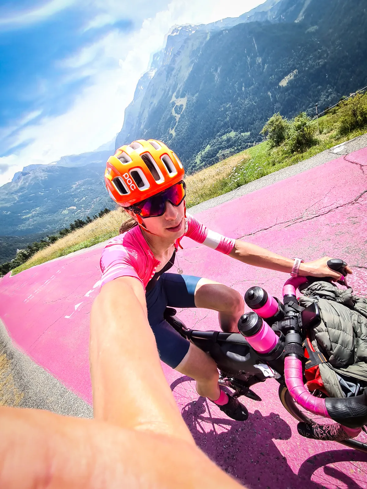 On La Rosière climb