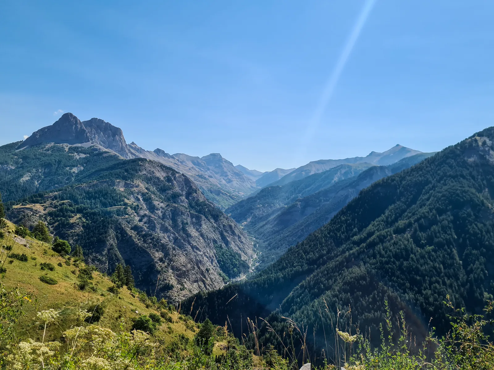 Valley leading to Col de la Cayolle