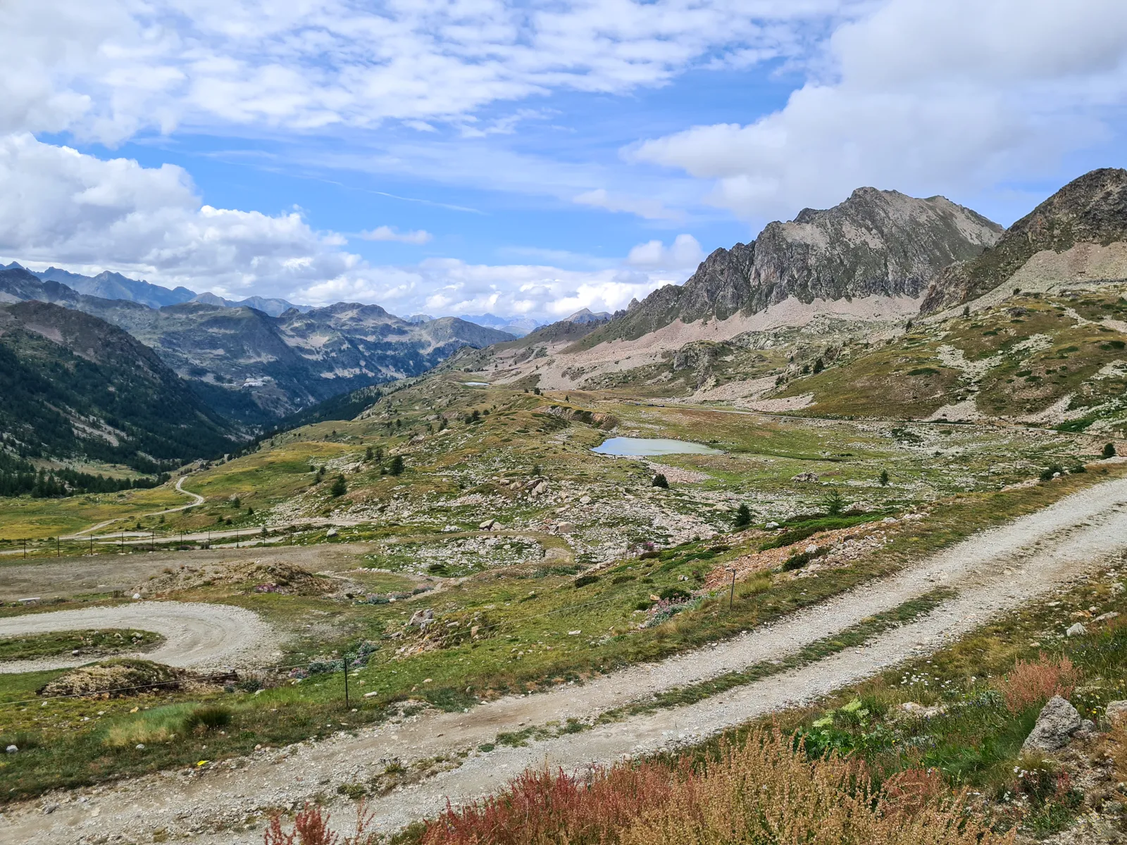 Widok z Col de la Lombarde