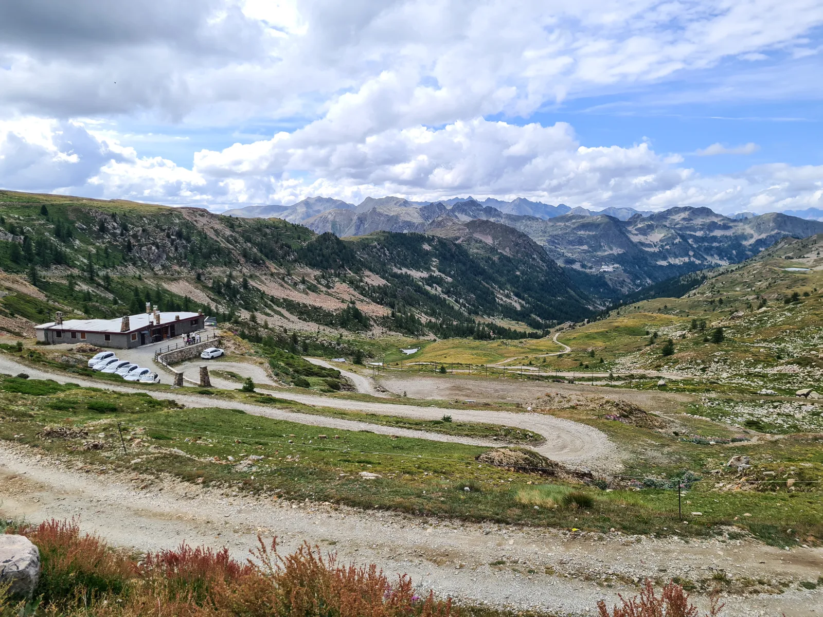 Widok z Col de la Lombarde