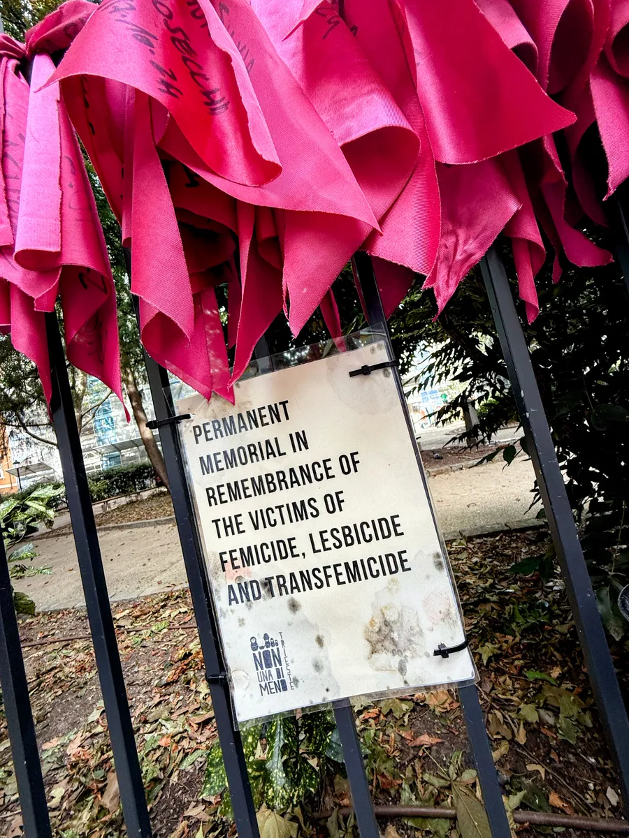 In memory of victims of femicide, lesbicide and transfemicide